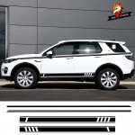 Customized Car Side Stripe Skirt Decal Graphics Sticker for Land Rover Discovery 3 4 2 Freelander 2 1 Range Rover Evoque Velar